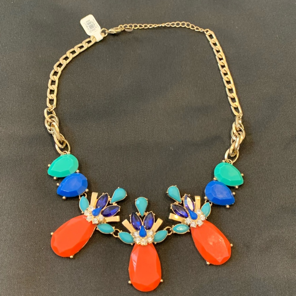 Multicolor statement necklace